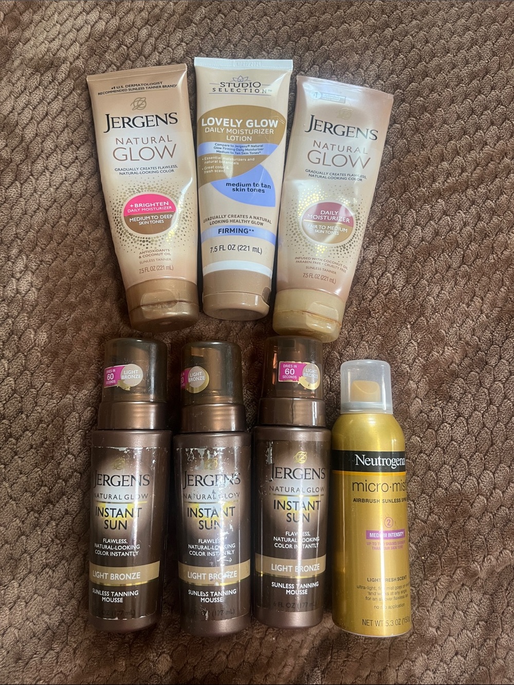 Erge Natural Glow & Instant Sun Bundle in Bronze and Beige
